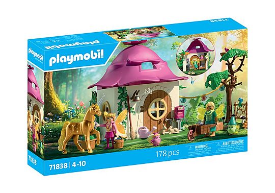 Playmobil Cozy Fairy Home with Golden Unicorn (71838)