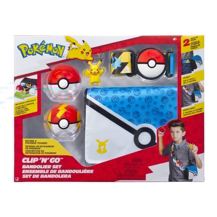 Pokemon Clip N Go Bandolier Set Pikachu (PKW4171)