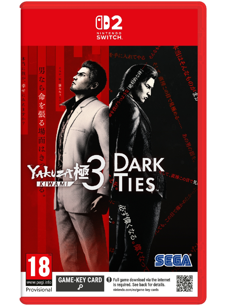 Yakuza Kiwami 3 & Dark Ties (Game Key Card) - Nintendo Switch 2