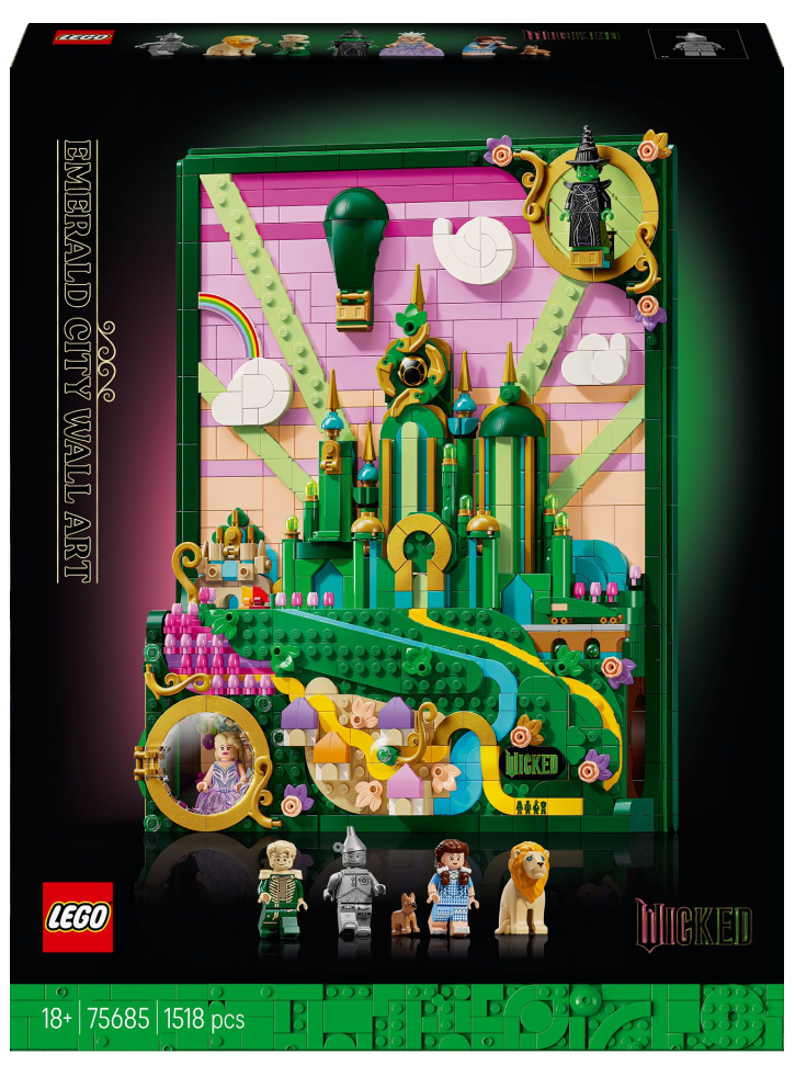 LEGO Wicked Emerald City Wall Art (75685)