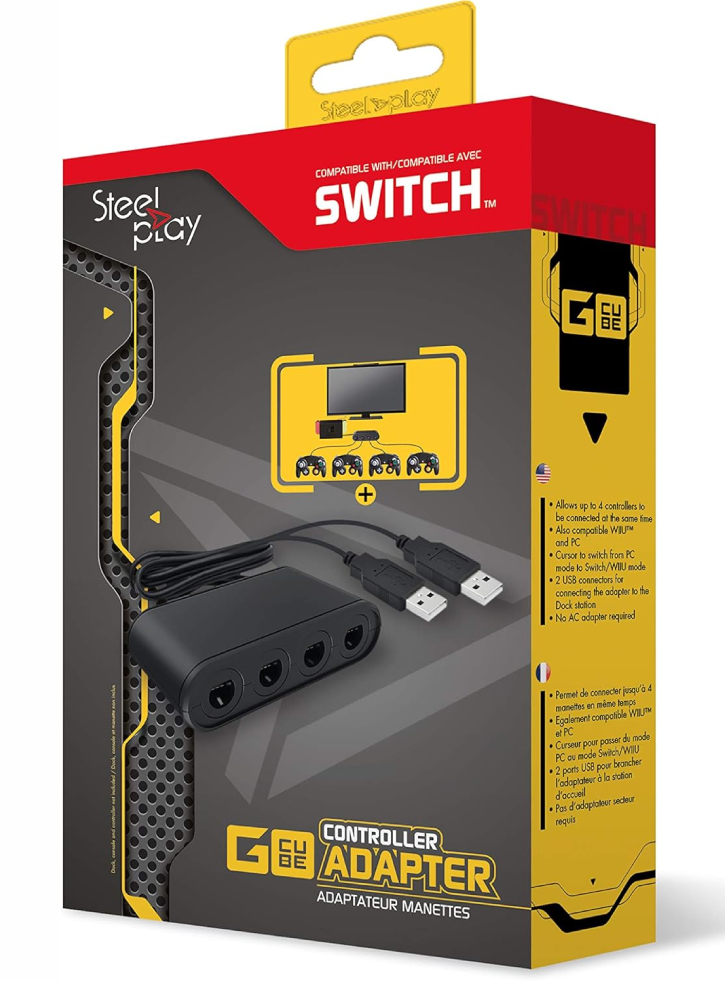 Steelplay Gamecube(r) Controllers Adapter - Nintendo Switch