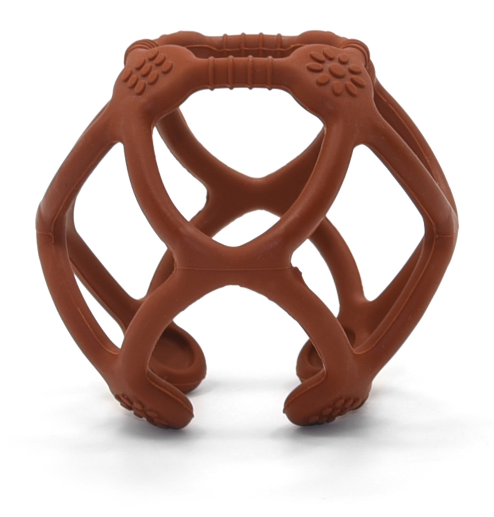 Magni Teether ball in silicone, rust (3299)