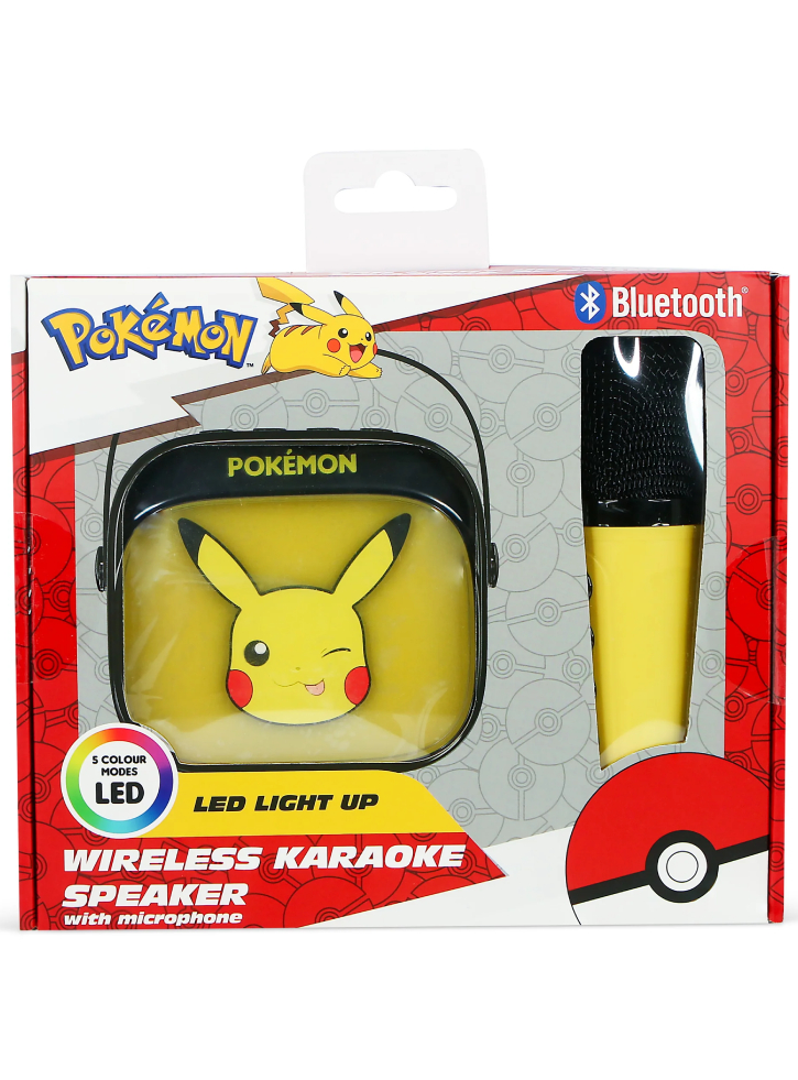 OTL Pikachu Popsing Led Light Up Wireless Karaoke Speaker With Microphone Pokemon