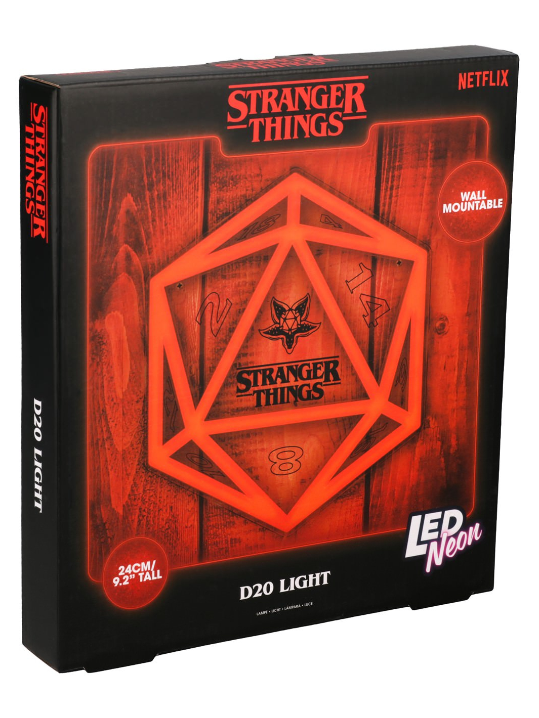 Lampa Stranger Things 5 Wall Mountable LED Neon Light