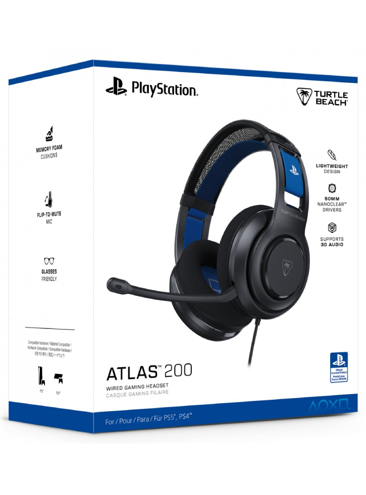 Headsets Turtle Beach Atlas 200 Black -Playstation 5