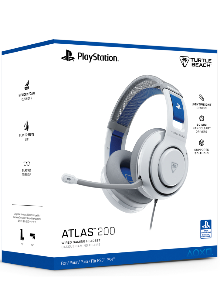 Headsets Turtle Beach Atlas 200 White - Playstation 5