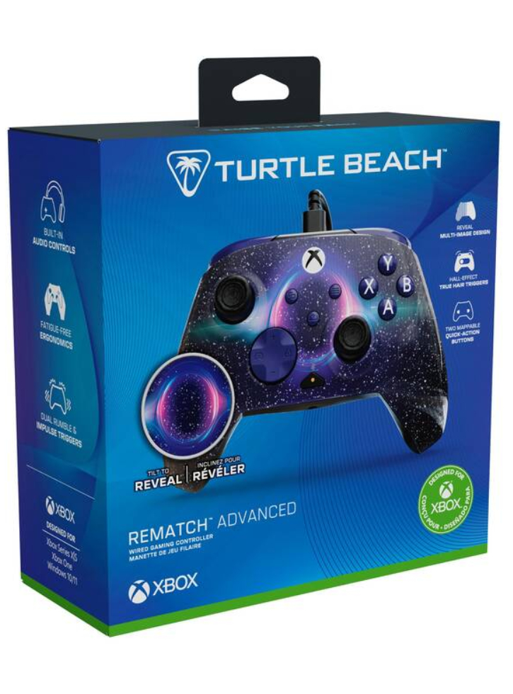 Turtle Beach Rematch Advanced Wired Controller Dark Cosmos - Xbox Series X