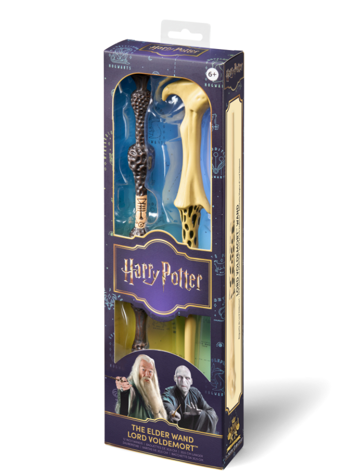 Harry Potter The Elder Wand And Lord Voldemorts Wand Twin Pack