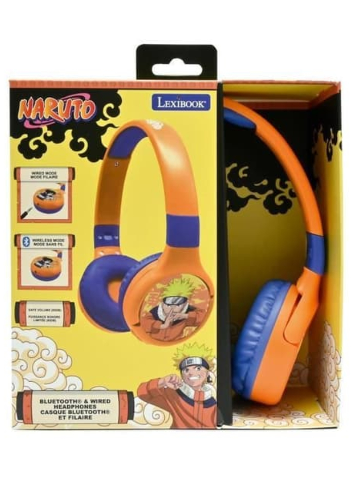 Lexibook Foldable Naruto Design Headphones (HPBT010NA)