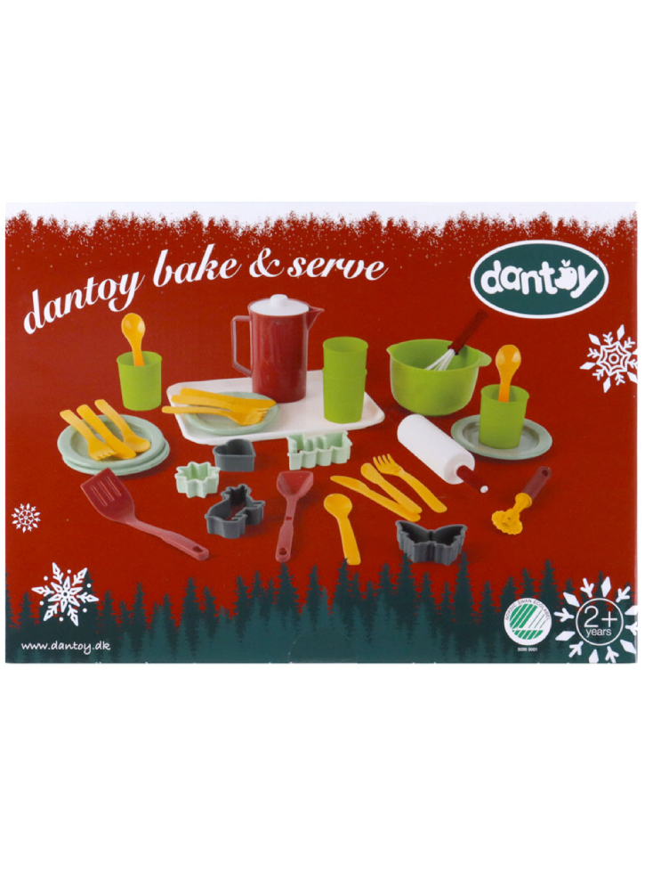 Dantoy Christmas Bake & Serve Set (8864)
