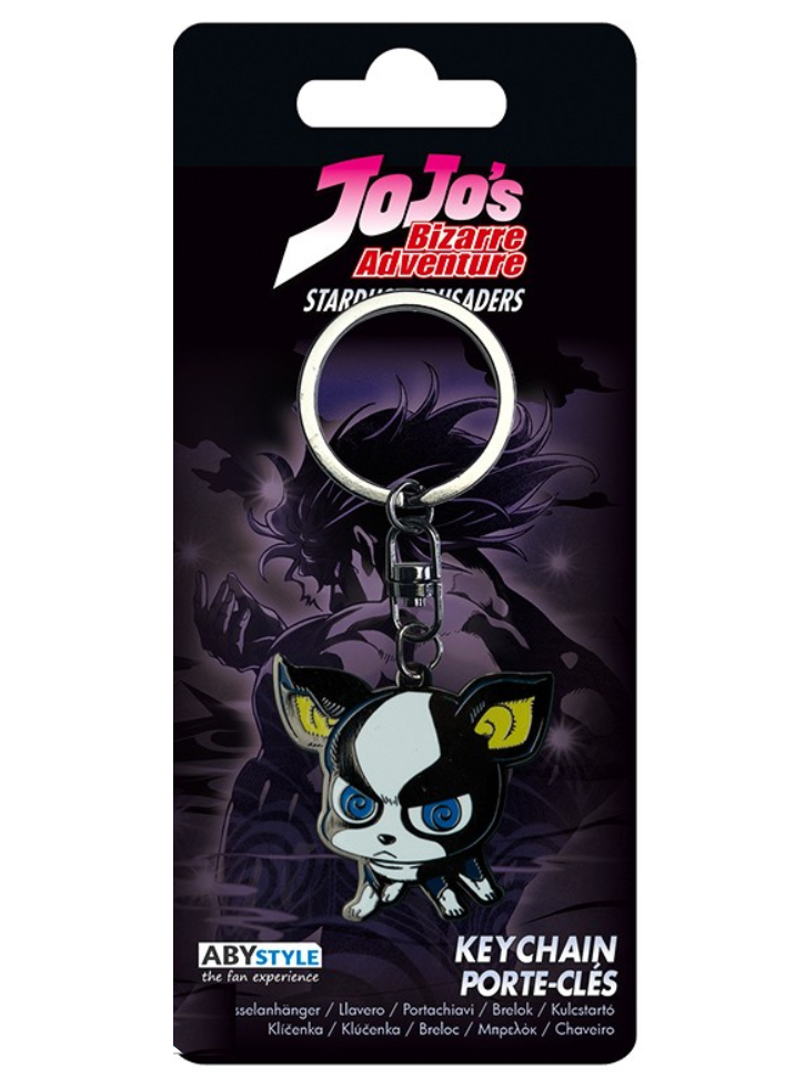 Abysse JOJO's Bizzare Adventure Iggy Metal Keychain (ABYKEY260)