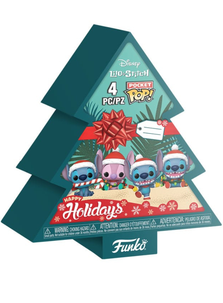 Funko Pop! Keychain Stitch Holiday Tree Box 4pcs (86092)