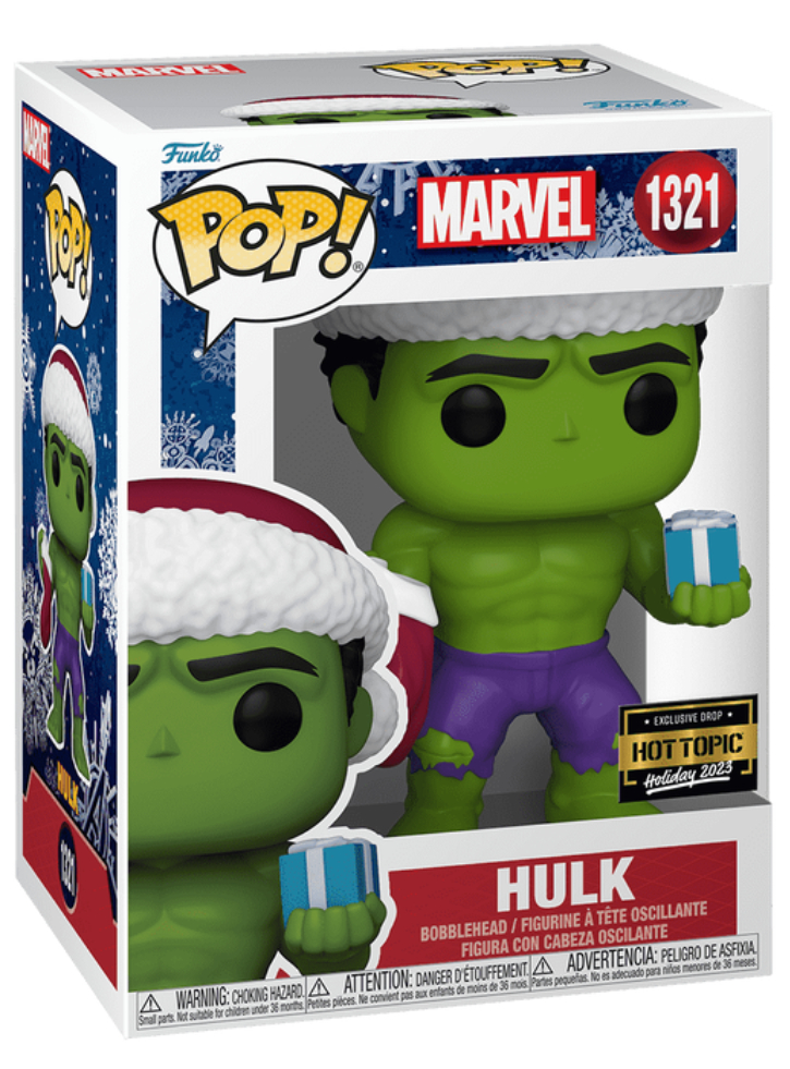 Funko Pop! Marvel Hulk in Santa Hat 13cm (74731)