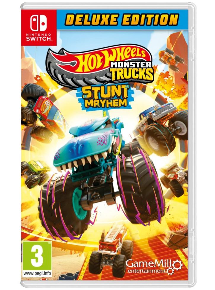 Hot Wheels Monster Trucks Stunt Mayhem Deluxe Edition - Nintendo Switch