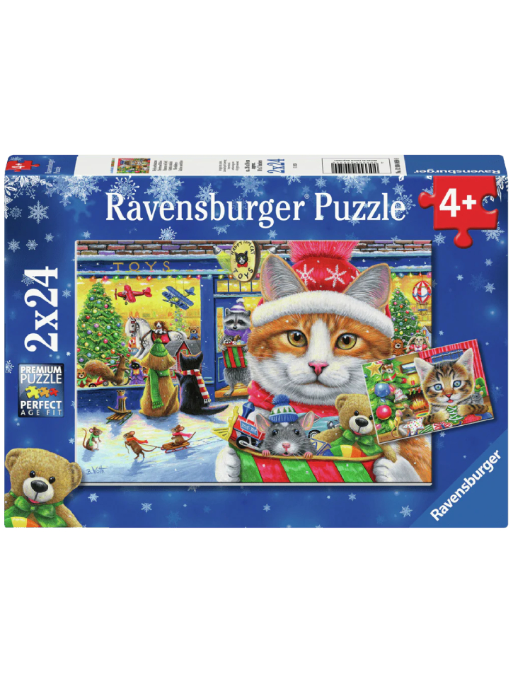Ravensburger Puzzle Christmas Kitties 2x24pcs (12004059)