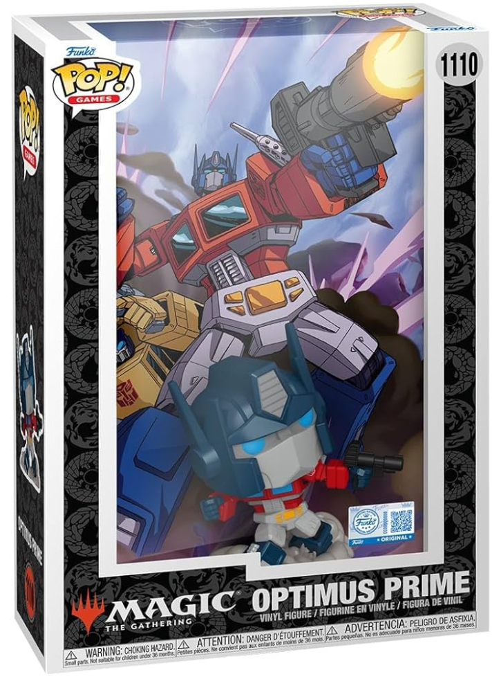 Funko Pop! Comic Cover Transformers X Magic The Gathering Optimus Prime #1110 28cm