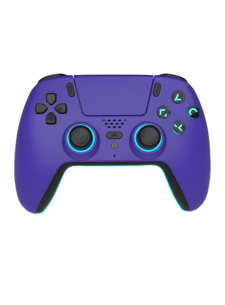 Trade Invaders Wireless Bluetooth Controller Led Purple - Playstation 5