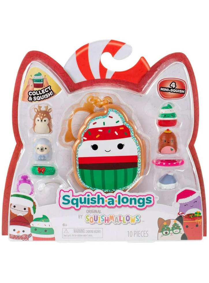 Squish-a-longs Holiday Christmas Cupcake