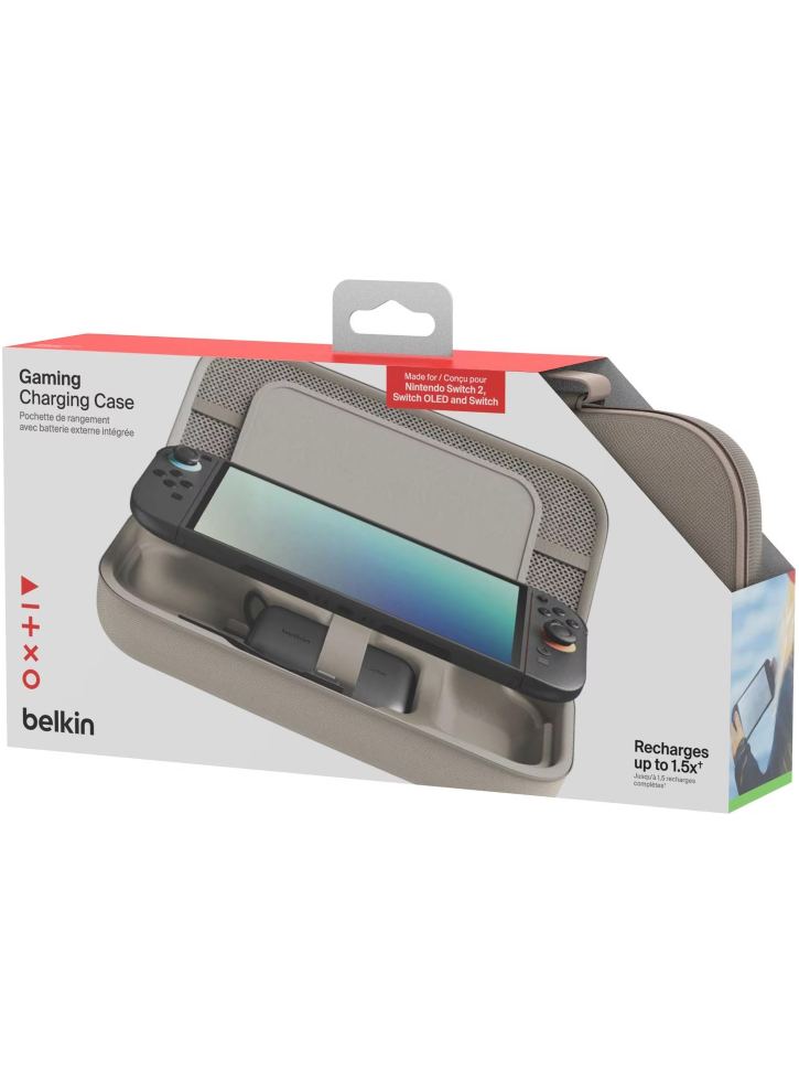 Belkin Gaming Charging Case 10K Power Bank Sand - Nintendo Switch 2