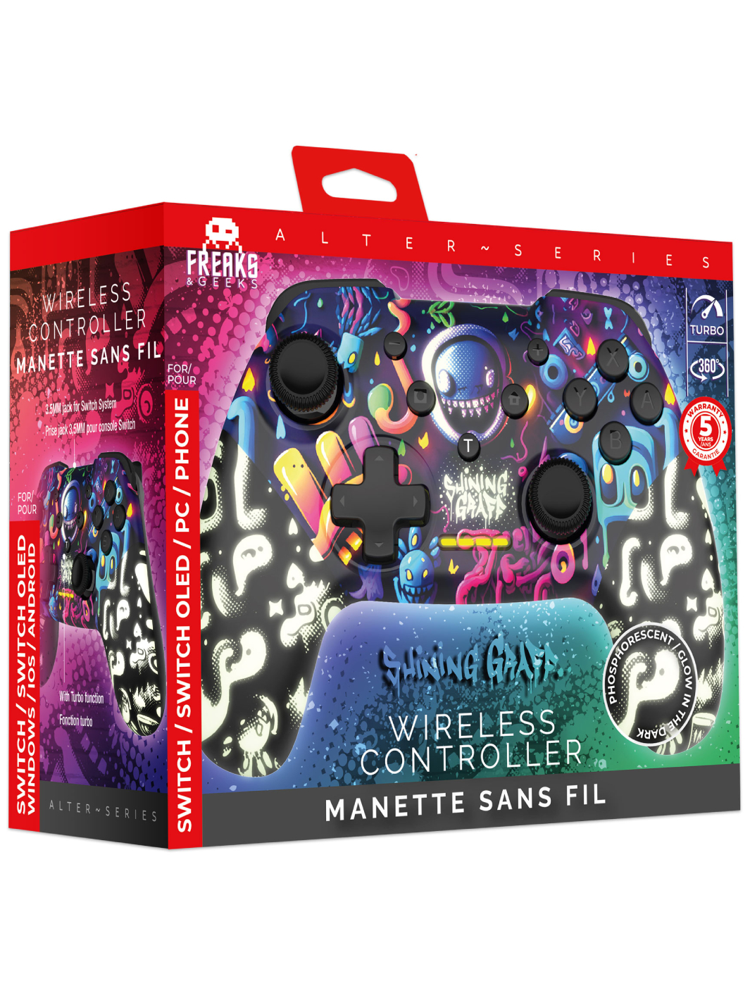 Controller Trade Invaders Wireless Shining Graff - Nintendo Switch