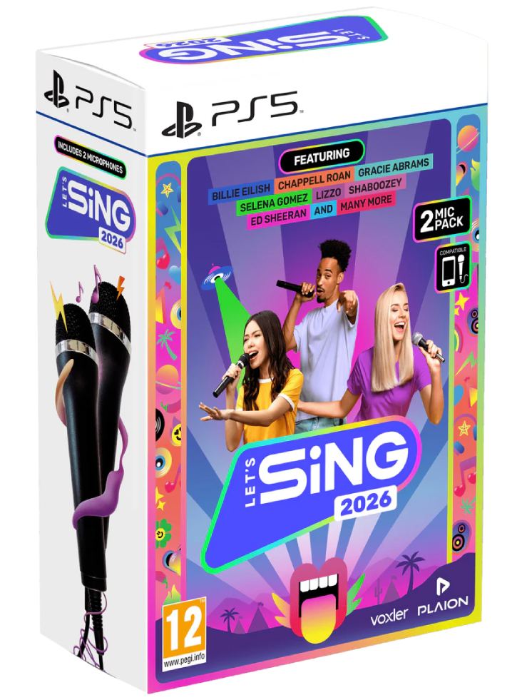 Let's Sing 2026 Pack with 2 Mic - Playstation 5