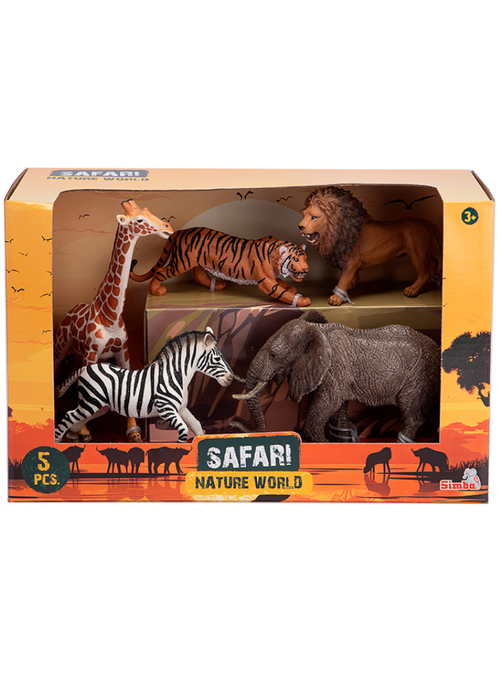 Simba Nature World Safari Animals Set (104343103)