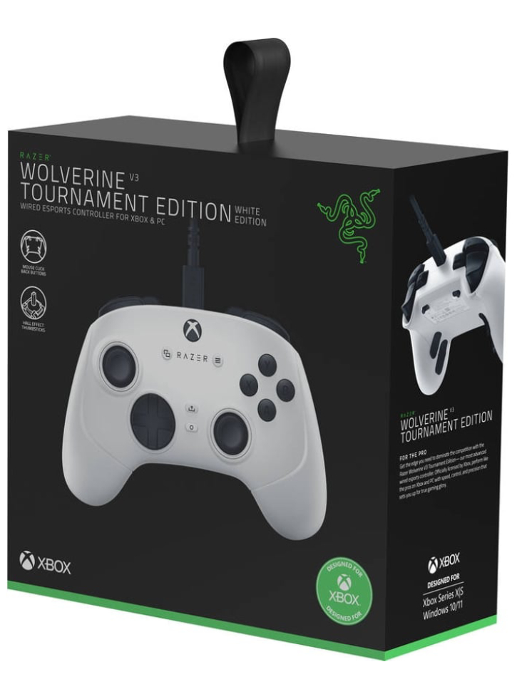 Razer Wolverine V3 Tournament Edition Wired Controller White - Xbox Series X