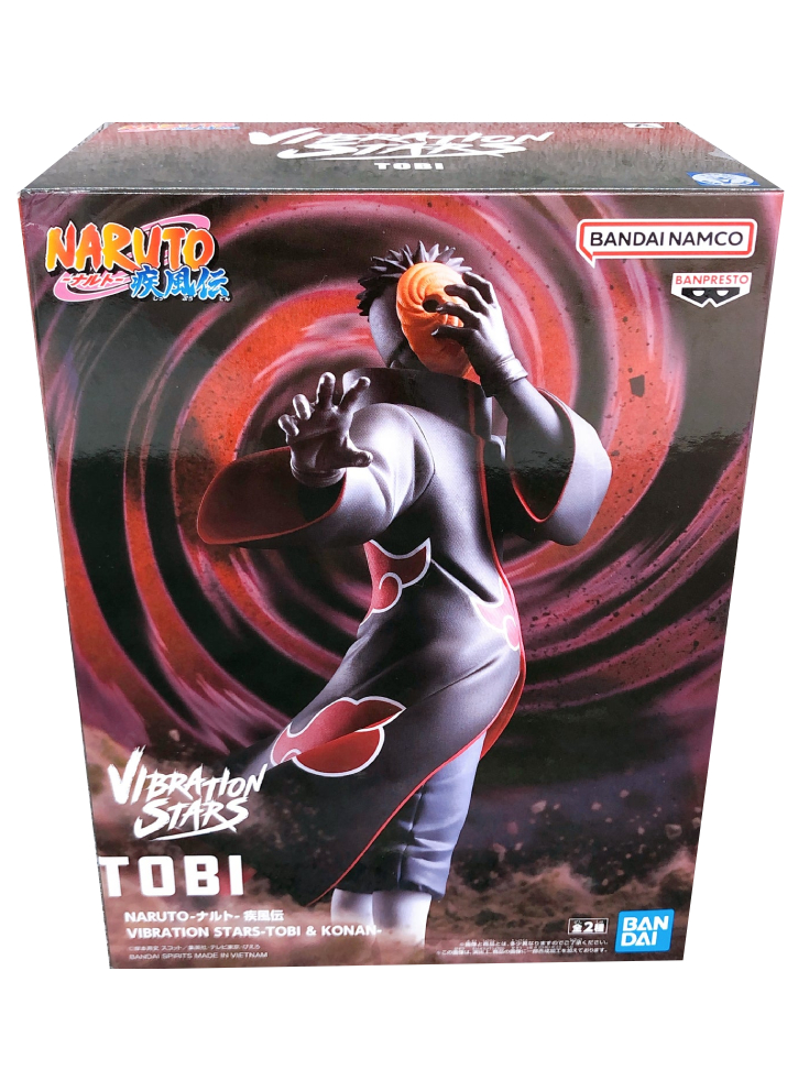 Banpresto Naruto Shippuden Tobi Vibration Stars-Tobi & Konan (A:TOBI) 17cm
