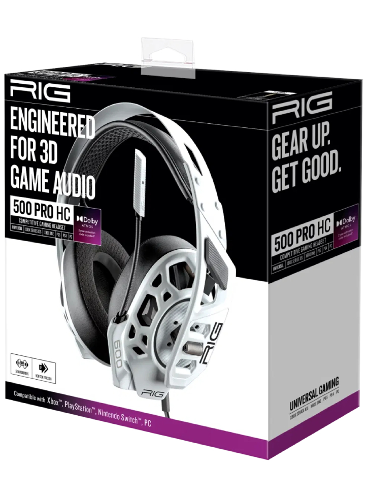 Casti RIG 500 Pro Hc White - Playstation 5