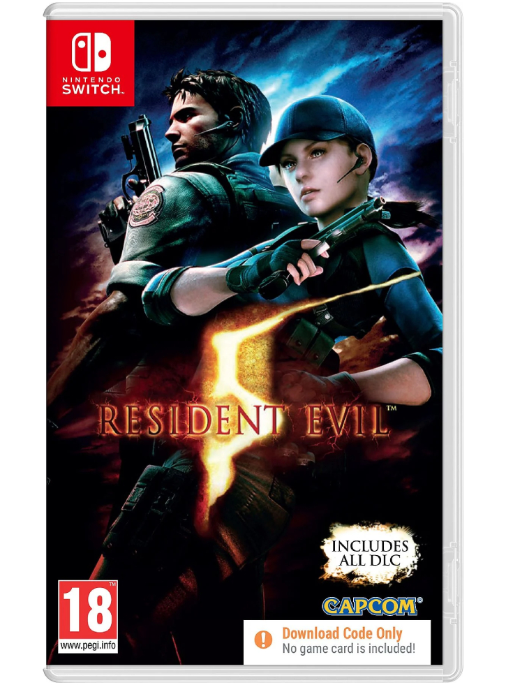 Resident Evil 5 (Code in a Box) - Nintendo Switch