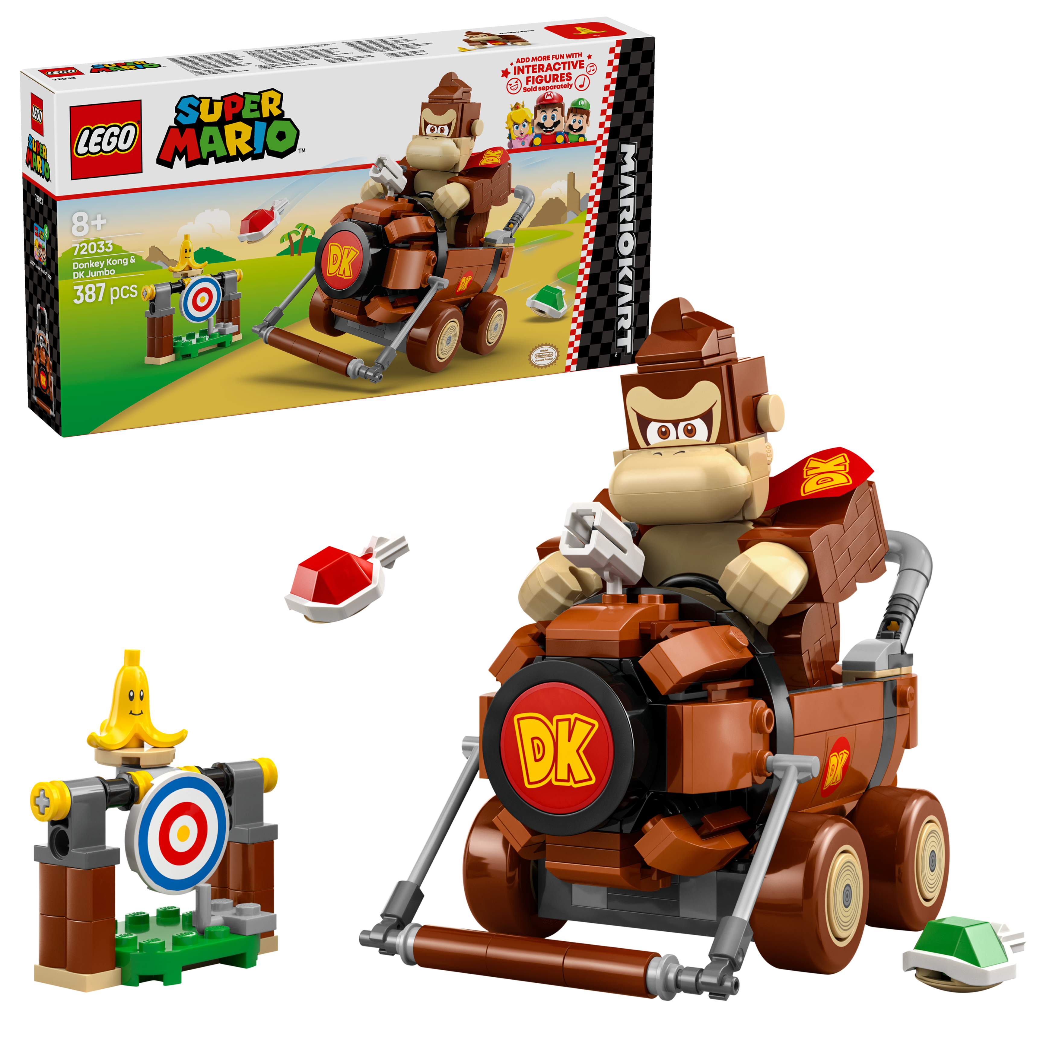 LEGO Super Mario Mario Kart Donkey Kong & DK Jumbo (72033)