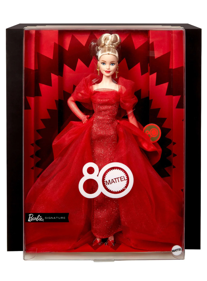 Barbie Mattel 80th Anniversary Doll (JBJ17)