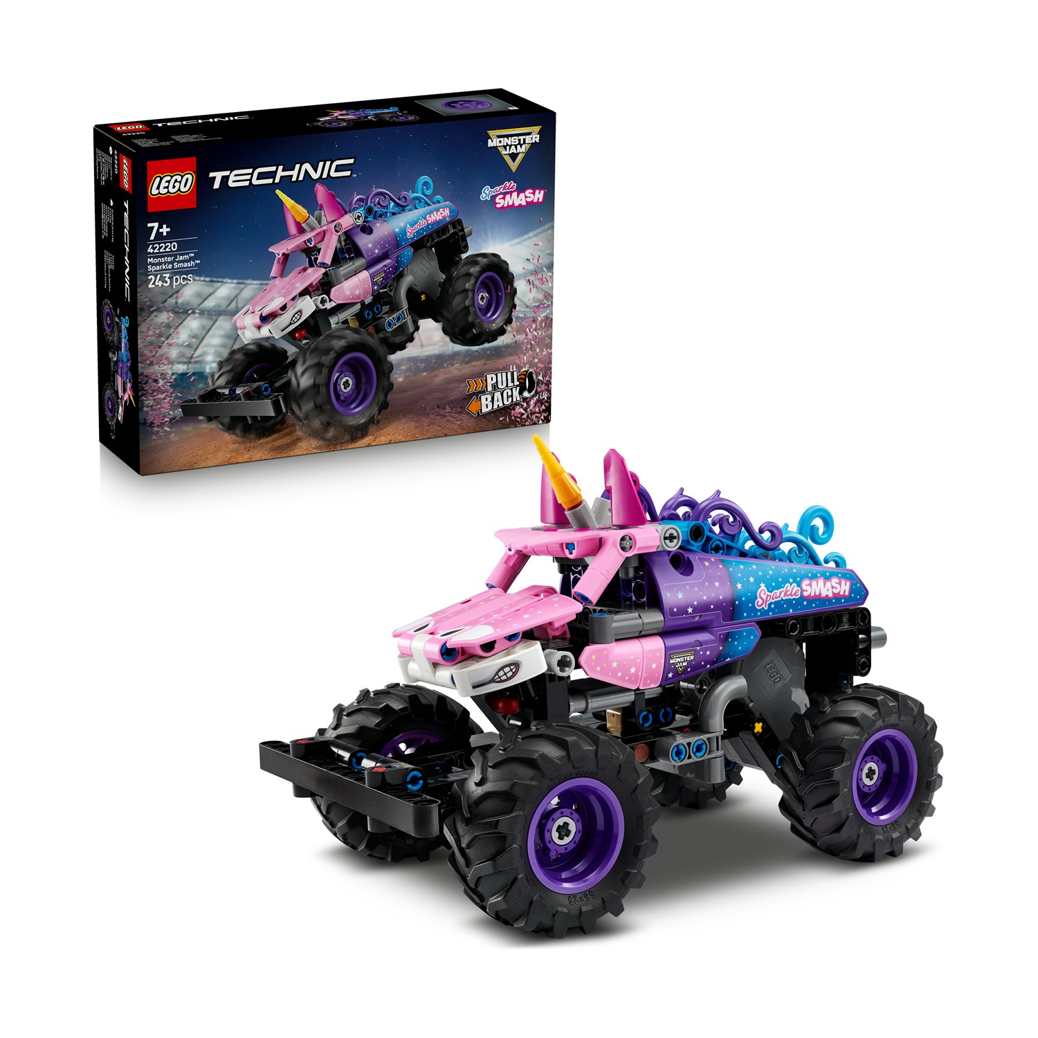 LEGO Technic Monster Jam Sparkle Smash Pull-Back (42220)