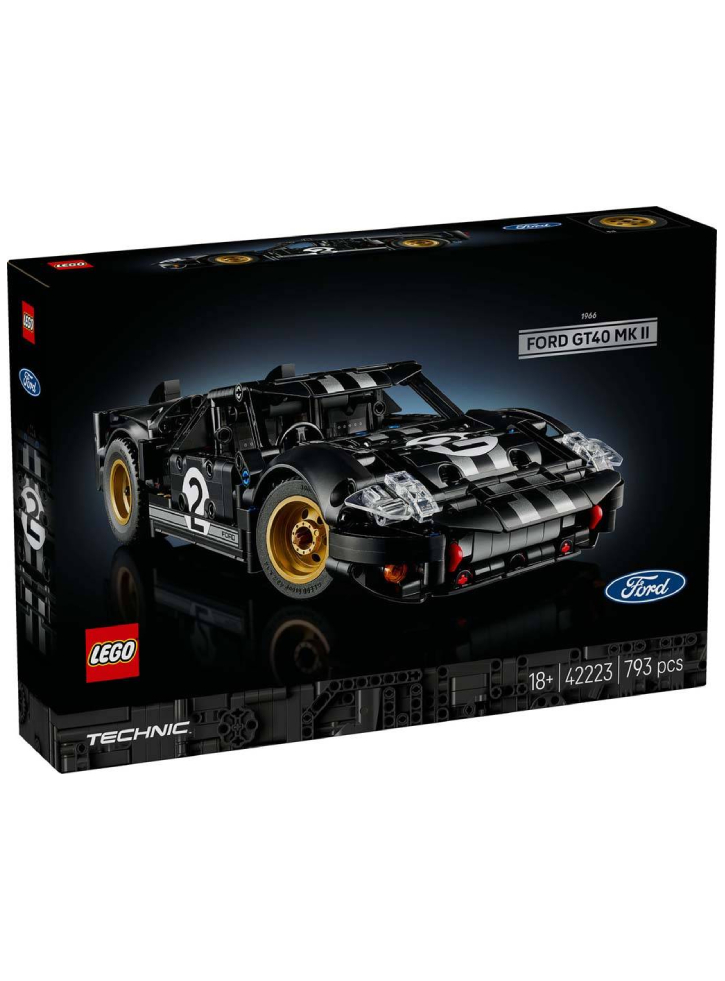 LEGO Technic 1966 Ford GT40 MKII Race Car (42223)