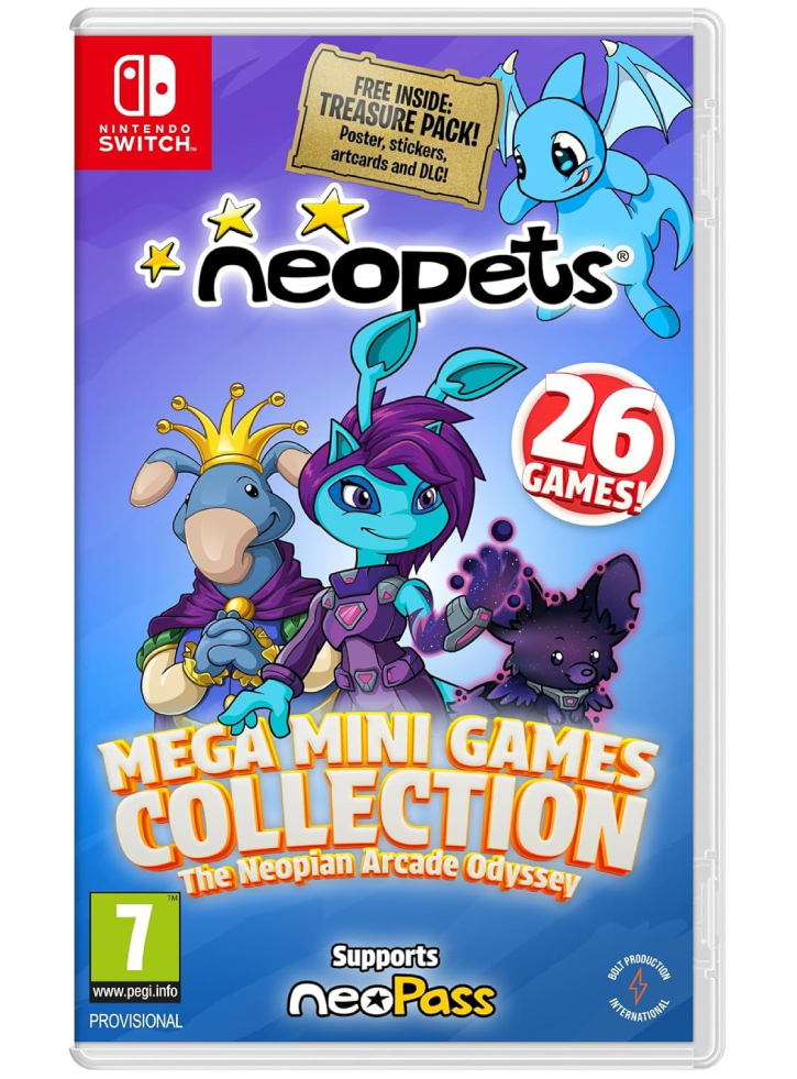 Neopets Mega Mini Games Collection Day One Edition - Nintendo Switch