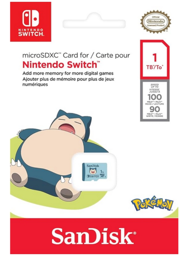 SanDisk MicroSDXC Pokemon 1TB - Nintendo Switch