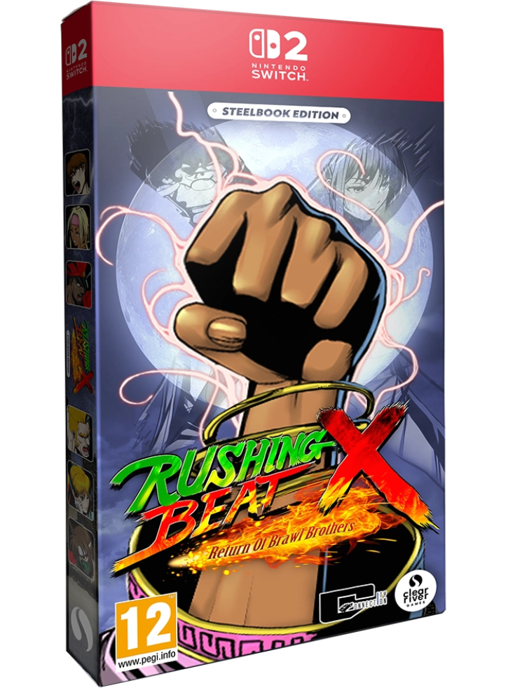 Rushing Beat X Return of the Brawl Brothers Steelbook Edition - Nintendo Switch 2