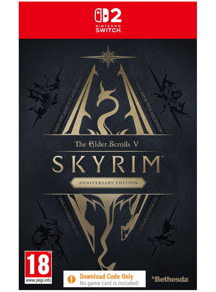 The Elder Scrolls V Skyrim Anniversary Edition (Code in a Box) - Nintendo Switch 2