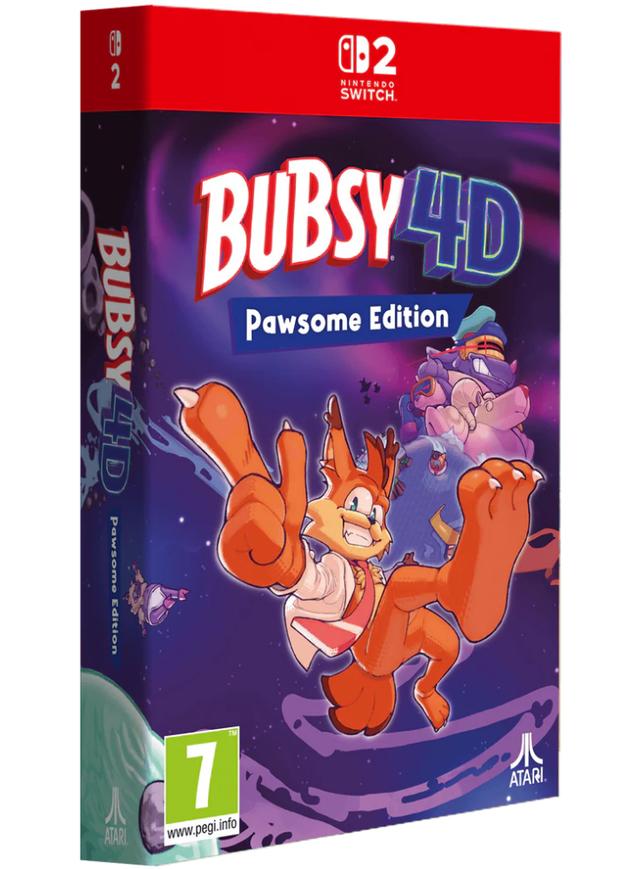 Bubsy 4D Pawsome Edition - Nintendo Switch 2