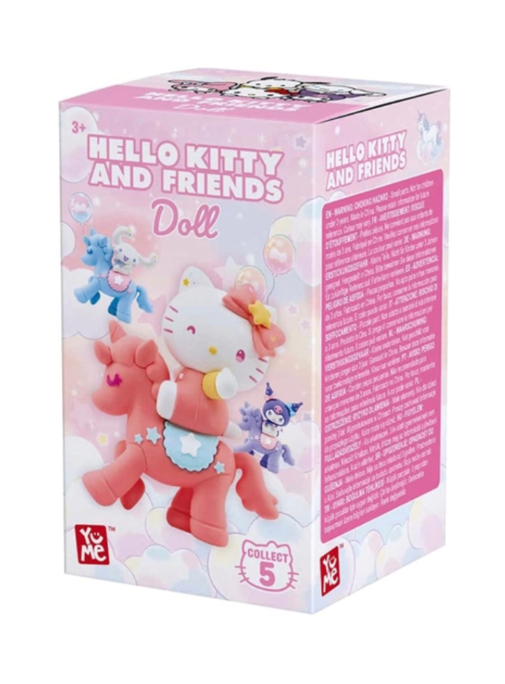 Yume Hello Kitty and Friends Doll Unicorn Series Random 7cm