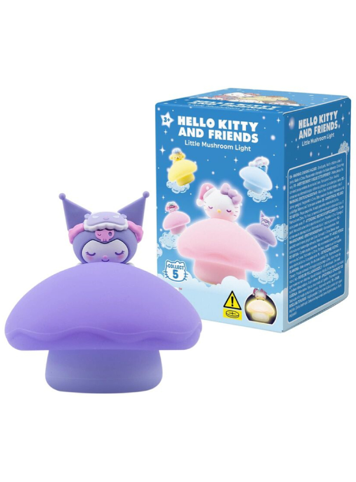 Yume Hello Kitty and Friends Night Light Little Mushroom Light Series Random 7cm