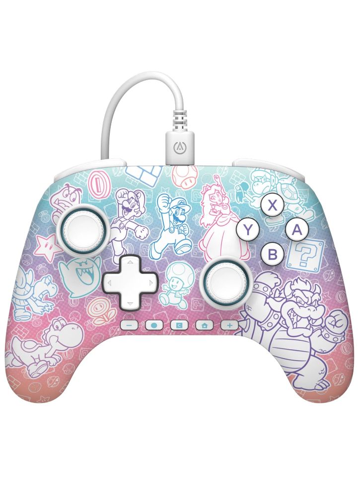 PowerA Advantage Wired Controller Mushroom Kingdom - Nintendo Switch 2