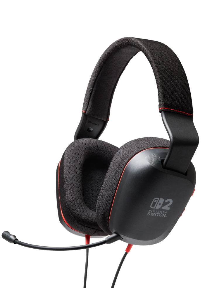 PowerA Wired Stereo Headset Black - Nintendo Switch 2