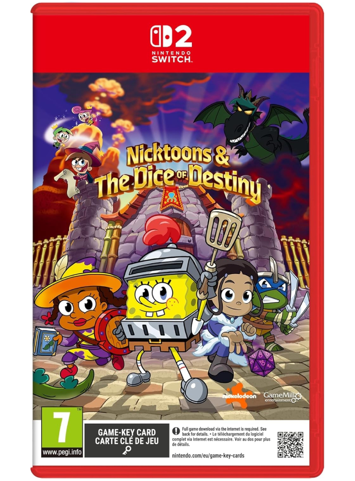 Nicktoons & The Dice of Destiny (Game-Key Card) - Nintendo Switch 2