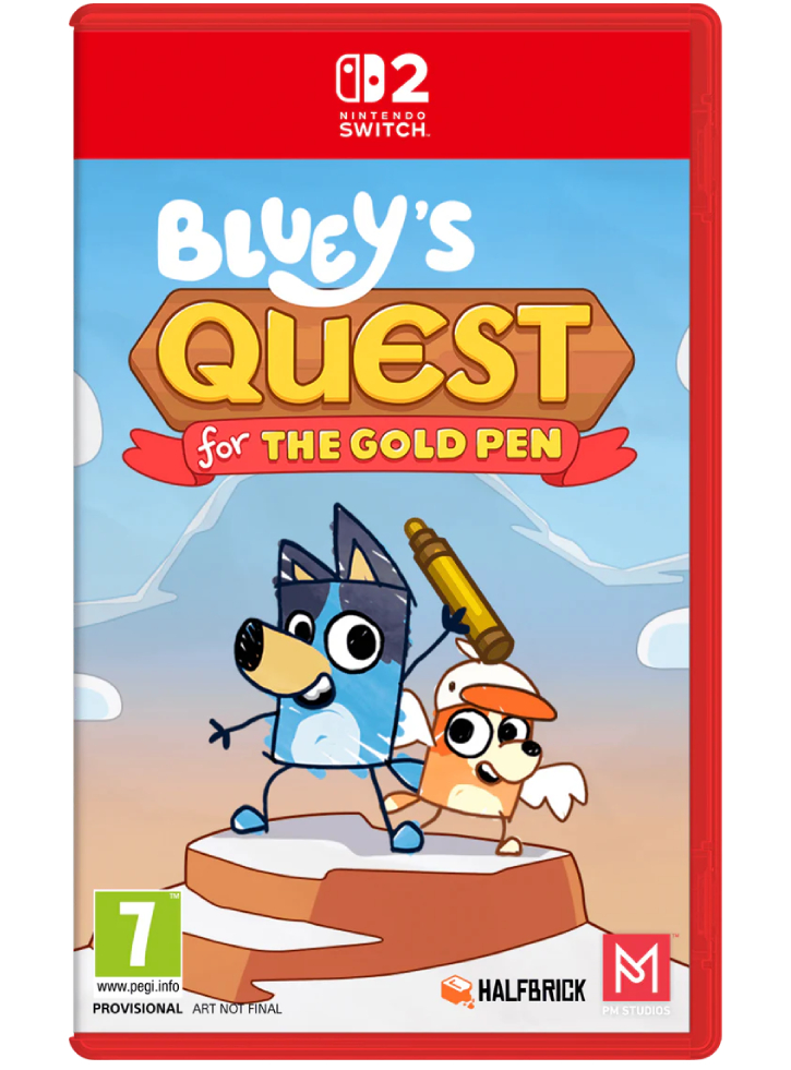 Bluey's Quest For The Gold Pen - Nintendo Switch 2