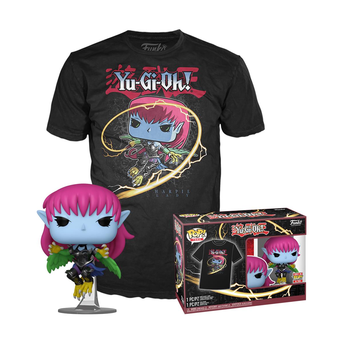 Funko Pop! Yu-Gi-Oh! Harpie Lady Figure & T-Shirt M