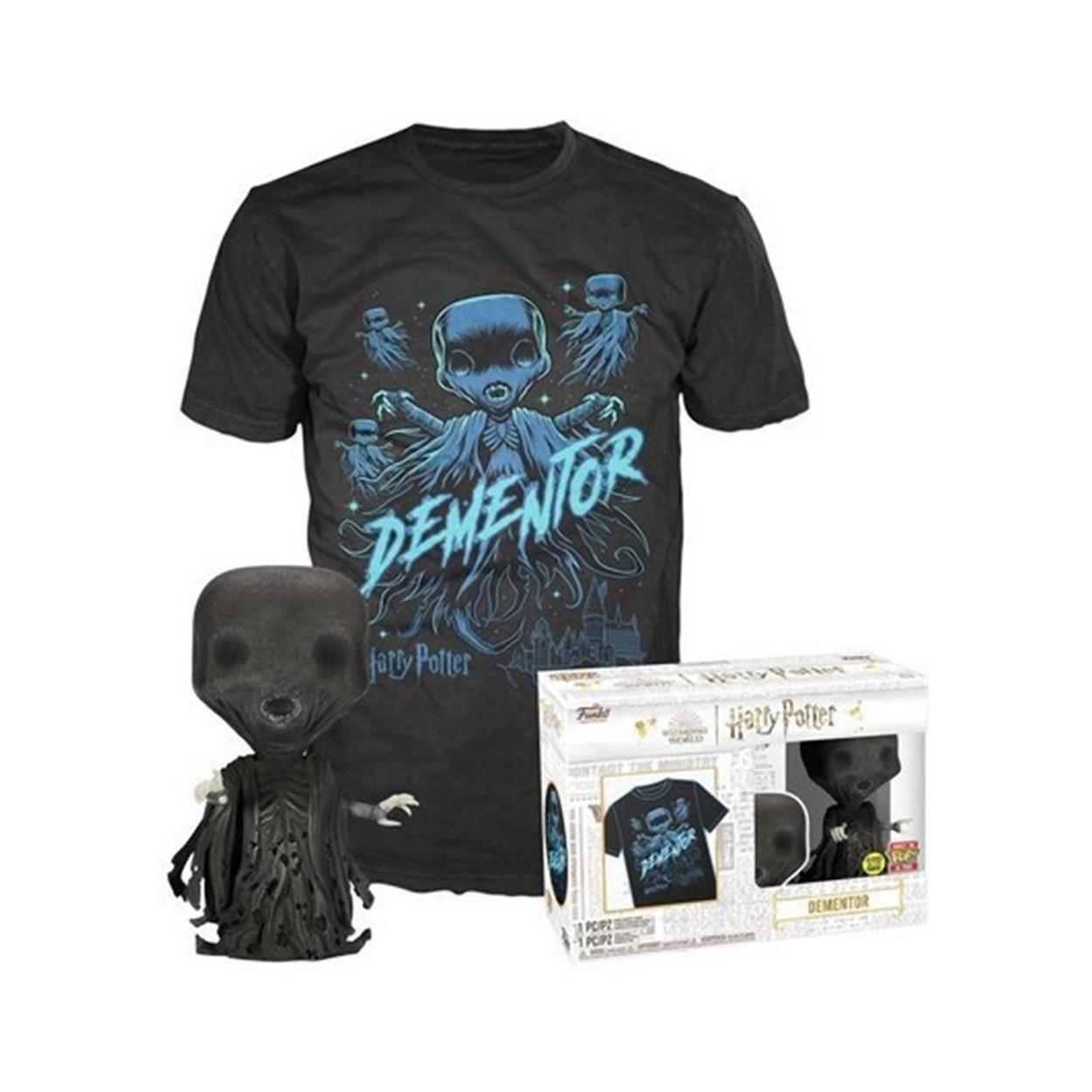 Funko Pop! Harry Potter Dementor Glows in the Dark Figure and T-Shirt M