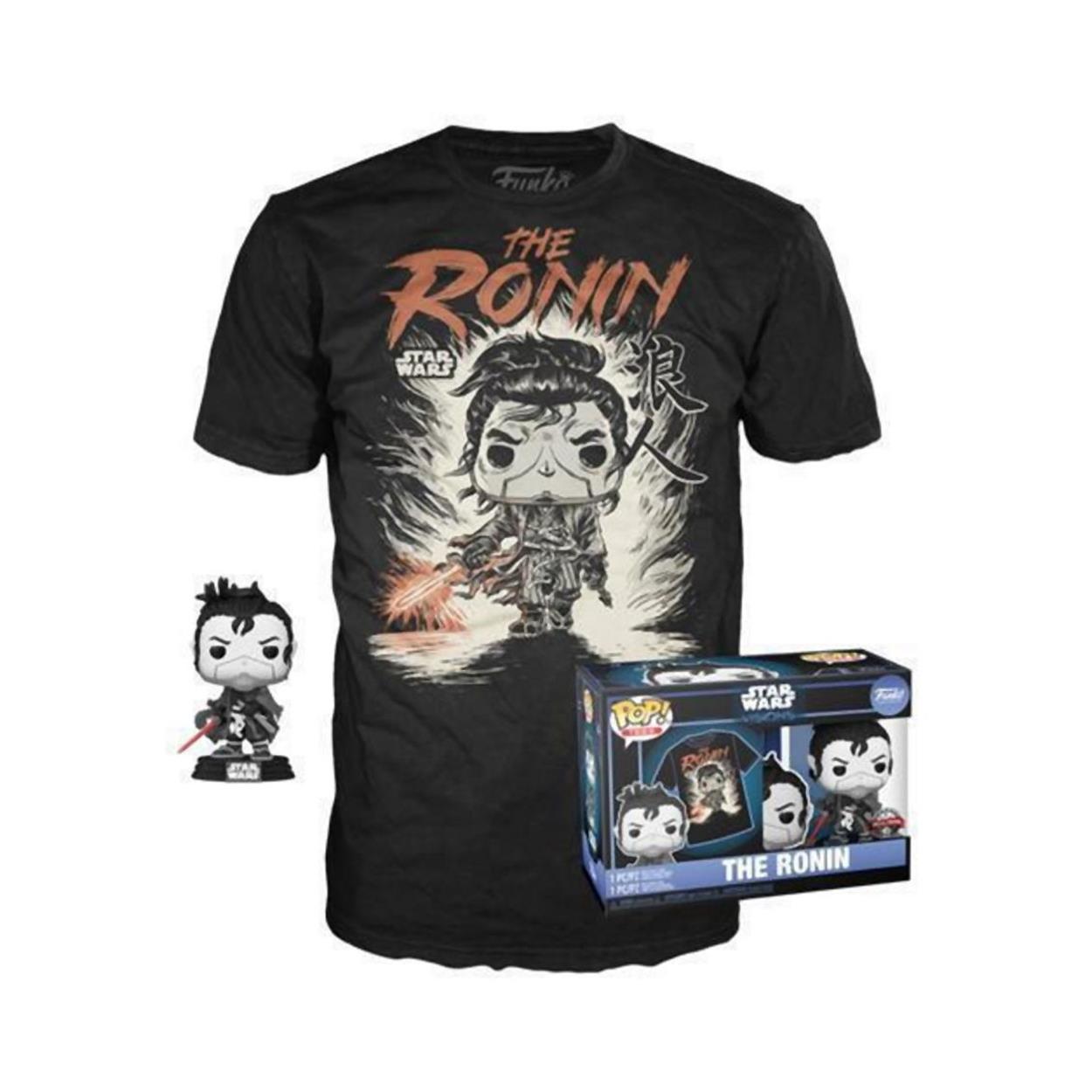 Funko Pop! Star Wars Visions The Ronin Figure and T-Shirt L