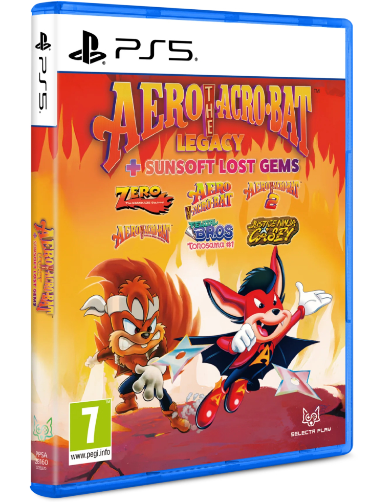 Aero the Acro Bat Legacy Sunsoft Lost Gems - Playstation 5