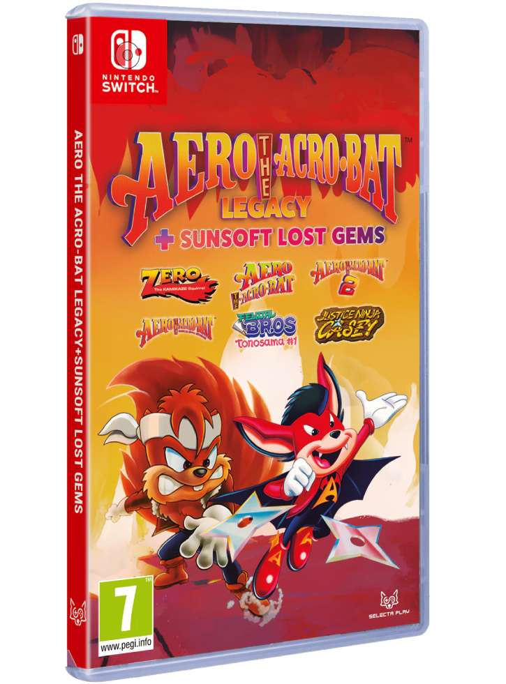 Aero the Acro Bat Legacy Sunsoft Lost Gems - Nintendo Switch